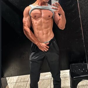 VELAN MEN TANK TOP SHIRT COTTON COWBOY WIFE BEATER BODYBUILDER BODYBUILDING JOCK